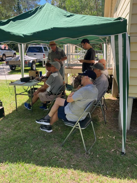 Nicely relaxed, operating in the shade