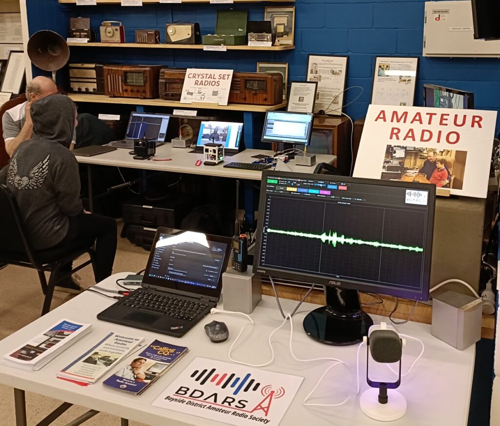 The Audio envelope exhibit in action