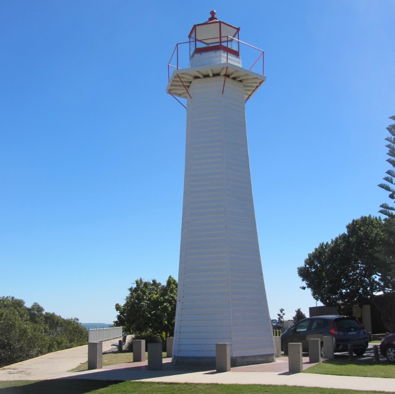 Cleveland Point reserve showing the lighthouse