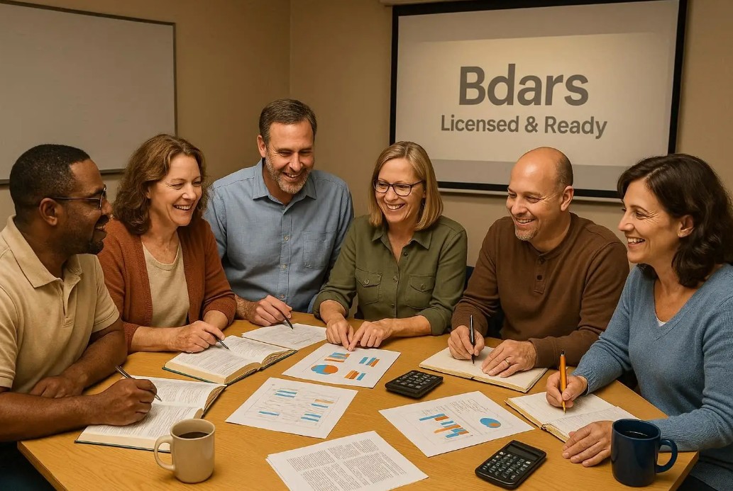 collaborative training sat around one table